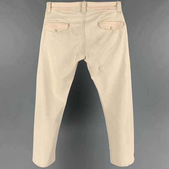 RRL by RALPH LAUREN Beige Cotton Jean Cut Casual Pants - Picture 2 of 4